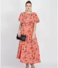 Fabulous Printed Crepe Western Dresses