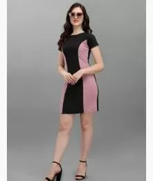 Casual Colour Blocked Lycra Western Wear