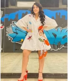 Captivating Cotton Solid Printed Western Dress