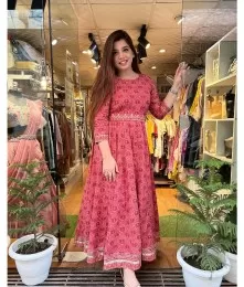 Sanganeri Print Kurti