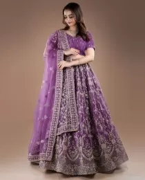 Zircon embroidered royal lehenga choli set