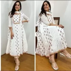 Anarkali Kurti With Pant