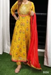 Anarkali Kurti With Pant 