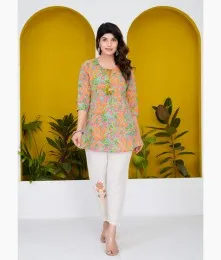 Fabulous Stitched Cotton Patchwork Green Co-Ord Set