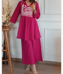 Amazing Rayon Pink Strawberry Mint Dress Collection