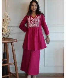 Amazing Rayon Pink Strawberry Mint Dress Collection